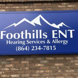 Foothills ent - Address. 2 Roper Corners Circle Greenville, SC 29615 Contact Information (864) 234-7815 (864) 234-7846. Hours of Operation 